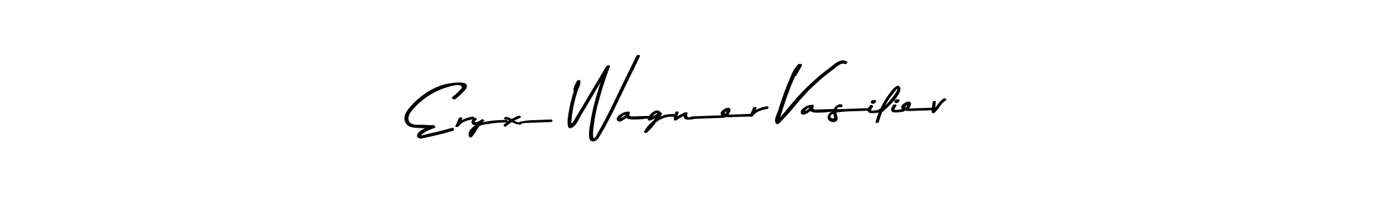 How to make Eryx Wagner Vasiliev name signature. Use Asem Kandis PERSONAL USE style for creating short signs online. This is the latest handwritten sign. Eryx Wagner Vasiliev signature style 9 images and pictures png