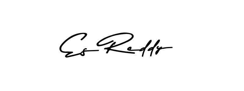 Make a beautiful signature design for name Es Reddy. With this signature (Asem Kandis PERSONAL USE) style, you can create a handwritten signature for free. Es Reddy signature style 9 images and pictures png