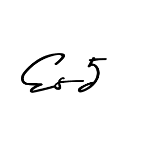 Design your own signature with our free online signature maker. With this signature software, you can create a handwritten (Asem Kandis PERSONAL USE) signature for name Es5. Es5 signature style 9 images and pictures png