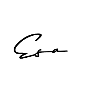 How to make Esa name signature. Use Asem Kandis PERSONAL USE style for creating short signs online. This is the latest handwritten sign. Esa signature style 9 images and pictures png