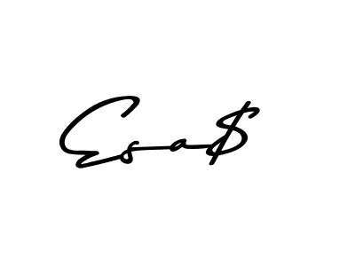 Here are the top 10 professional signature styles for the name Esa$. These are the best autograph styles you can use for your name. Esa$ signature style 9 images and pictures png