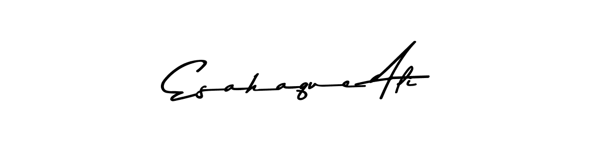 Esahaque Ali stylish signature style. Best Handwritten Sign (Asem Kandis PERSONAL USE) for my name. Handwritten Signature Collection Ideas for my name Esahaque Ali. Esahaque Ali signature style 9 images and pictures png