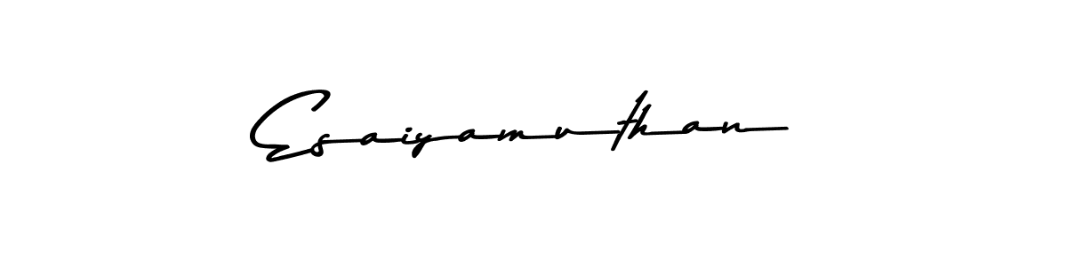 Esaiyamuthan stylish signature style. Best Handwritten Sign (Asem Kandis PERSONAL USE) for my name. Handwritten Signature Collection Ideas for my name Esaiyamuthan. Esaiyamuthan signature style 9 images and pictures png