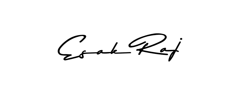 Make a beautiful signature design for name Esak Raj. Use this online signature maker to create a handwritten signature for free. Esak Raj signature style 9 images and pictures png
