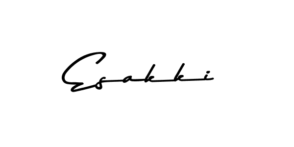 Also we have Esakki name is the best signature style. Create professional handwritten signature collection using Asem Kandis PERSONAL USE autograph style. Esakki signature style 9 images and pictures png