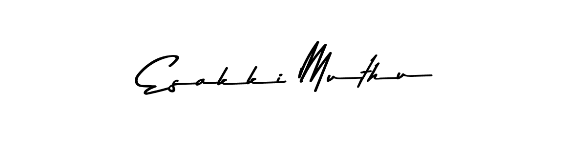 How to make Esakki Muthu signature? Asem Kandis PERSONAL USE is a professional autograph style. Create handwritten signature for Esakki Muthu name. Esakki Muthu signature style 9 images and pictures png