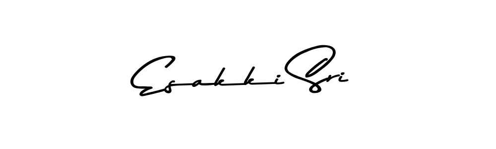 Use a signature maker to create a handwritten signature online. With this signature software, you can design (Asem Kandis PERSONAL USE) your own signature for name Esakki Sri. Esakki Sri signature style 9 images and pictures png