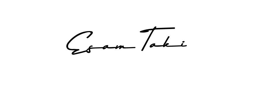 Make a beautiful signature design for name Esam Taki. Use this online signature maker to create a handwritten signature for free. Esam Taki signature style 9 images and pictures png