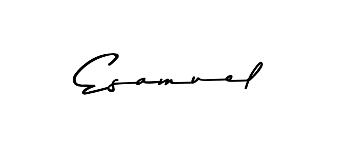 Design your own signature with our free online signature maker. With this signature software, you can create a handwritten (Asem Kandis PERSONAL USE) signature for name Esamuel. Esamuel signature style 9 images and pictures png