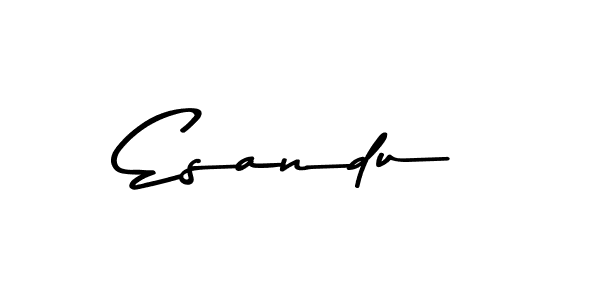 Create a beautiful signature design for name Esandu. With this signature (Asem Kandis PERSONAL USE) fonts, you can make a handwritten signature for free. Esandu signature style 9 images and pictures png