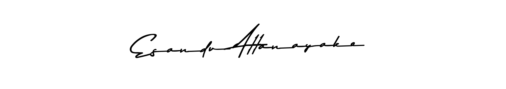 You should practise on your own different ways (Asem Kandis PERSONAL USE) to write your name (Esandu Attanayake) in signature. don't let someone else do it for you. Esandu Attanayake signature style 9 images and pictures png