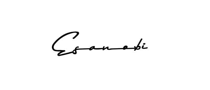 How to make Esanobi signature? Asem Kandis PERSONAL USE is a professional autograph style. Create handwritten signature for Esanobi name. Esanobi signature style 9 images and pictures png