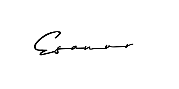 Also You can easily find your signature by using the search form. We will create Esanur name handwritten signature images for you free of cost using Asem Kandis PERSONAL USE sign style. Esanur signature style 9 images and pictures png