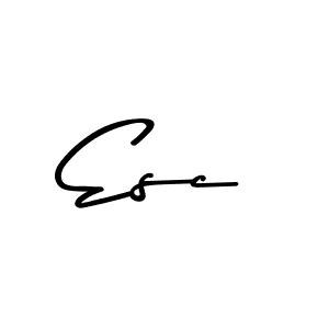 This is the best signature style for the Esc name. Also you like these signature font (Asem Kandis PERSONAL USE). Mix name signature. Esc signature style 9 images and pictures png