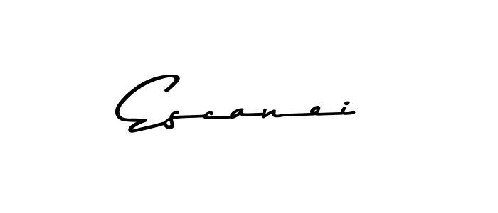 It looks lik you need a new signature style for name Escanei. Design unique handwritten (Asem Kandis PERSONAL USE) signature with our free signature maker in just a few clicks. Escanei signature style 9 images and pictures png