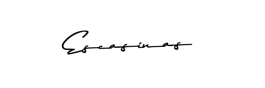 Escasinas stylish signature style. Best Handwritten Sign (Asem Kandis PERSONAL USE) for my name. Handwritten Signature Collection Ideas for my name Escasinas. Escasinas signature style 9 images and pictures png