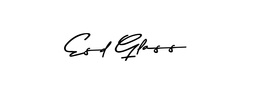 How to make Esd Glass name signature. Use Asem Kandis PERSONAL USE style for creating short signs online. This is the latest handwritten sign. Esd Glass signature style 9 images and pictures png
