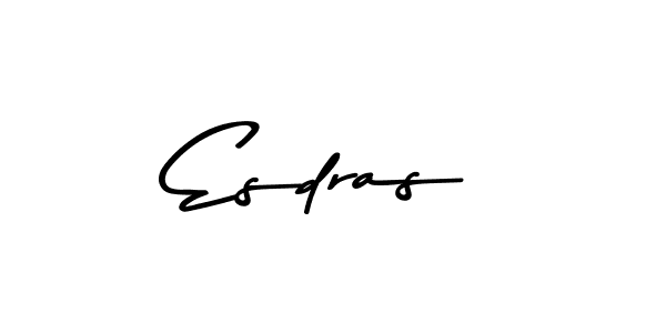 Design your own signature with our free online signature maker. With this signature software, you can create a handwritten (Asem Kandis PERSONAL USE) signature for name Esdras. Esdras signature style 9 images and pictures png