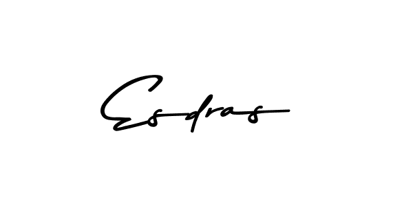 Design your own signature with our free online signature maker. With this signature software, you can create a handwritten (Asem Kandis PERSONAL USE) signature for name Esdras. Esdras signature style 9 images and pictures png