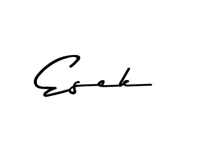 Also You can easily find your signature by using the search form. We will create Esek name handwritten signature images for you free of cost using Asem Kandis PERSONAL USE sign style. Esek signature style 9 images and pictures png