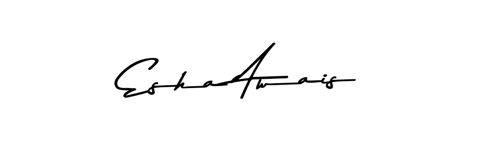Asem Kandis PERSONAL USE is a professional signature style that is perfect for those who want to add a touch of class to their signature. It is also a great choice for those who want to make their signature more unique. Get Esha Awais name to fancy signature for free. Esha Awais signature style 9 images and pictures png