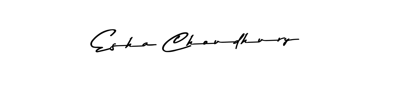 Also You can easily find your signature by using the search form. We will create Esha Choudhury name handwritten signature images for you free of cost using Asem Kandis PERSONAL USE sign style. Esha Choudhury signature style 9 images and pictures png
