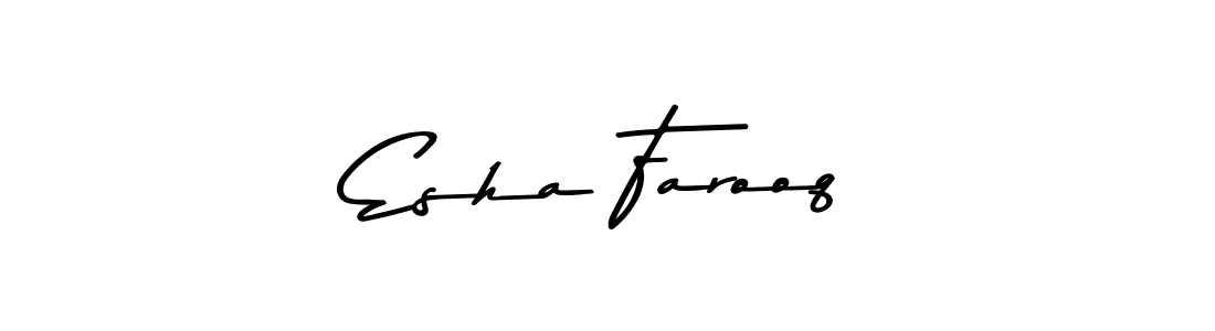 Also we have Esha Farooq name is the best signature style. Create professional handwritten signature collection using Asem Kandis PERSONAL USE autograph style. Esha Farooq signature style 9 images and pictures png