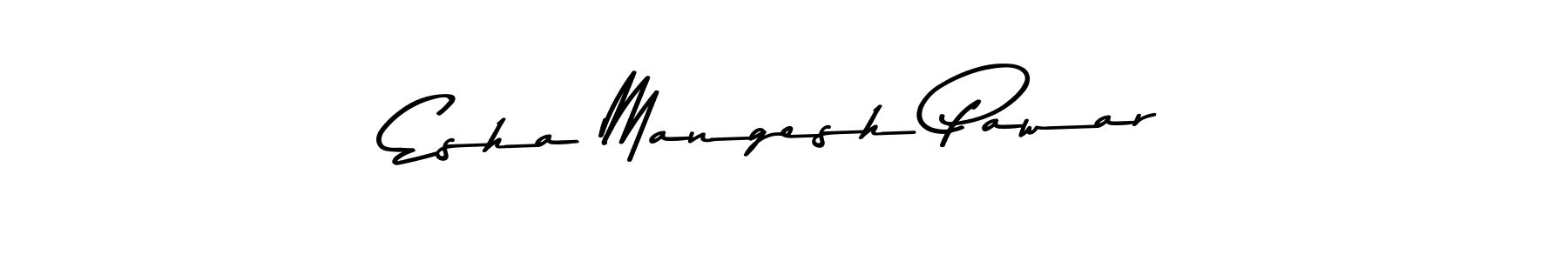 Make a short Esha Mangesh Pawar signature style. Manage your documents anywhere anytime using Asem Kandis PERSONAL USE. Create and add eSignatures, submit forms, share and send files easily. Esha Mangesh Pawar signature style 9 images and pictures png