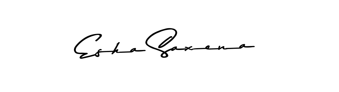 Make a beautiful signature design for name Esha Saxena. Use this online signature maker to create a handwritten signature for free. Esha Saxena signature style 9 images and pictures png