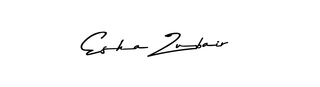 Esha Zubair stylish signature style. Best Handwritten Sign (Asem Kandis PERSONAL USE) for my name. Handwritten Signature Collection Ideas for my name Esha Zubair. Esha Zubair signature style 9 images and pictures png