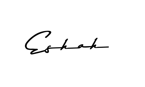 Eshah stylish signature style. Best Handwritten Sign (Asem Kandis PERSONAL USE) for my name. Handwritten Signature Collection Ideas for my name Eshah. Eshah signature style 9 images and pictures png