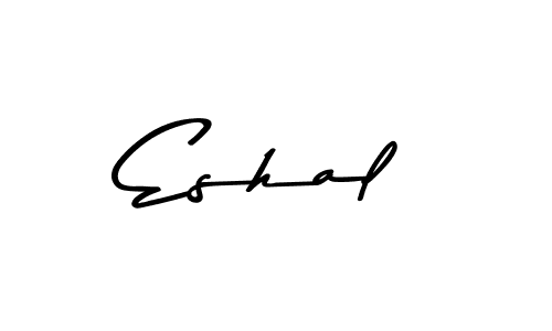 Also You can easily find your signature by using the search form. We will create Eshal name handwritten signature images for you free of cost using Asem Kandis PERSONAL USE sign style. Eshal signature style 9 images and pictures png