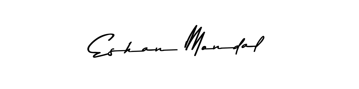 Also You can easily find your signature by using the search form. We will create Eshan Mondal name handwritten signature images for you free of cost using Asem Kandis PERSONAL USE sign style. Eshan Mondal signature style 9 images and pictures png