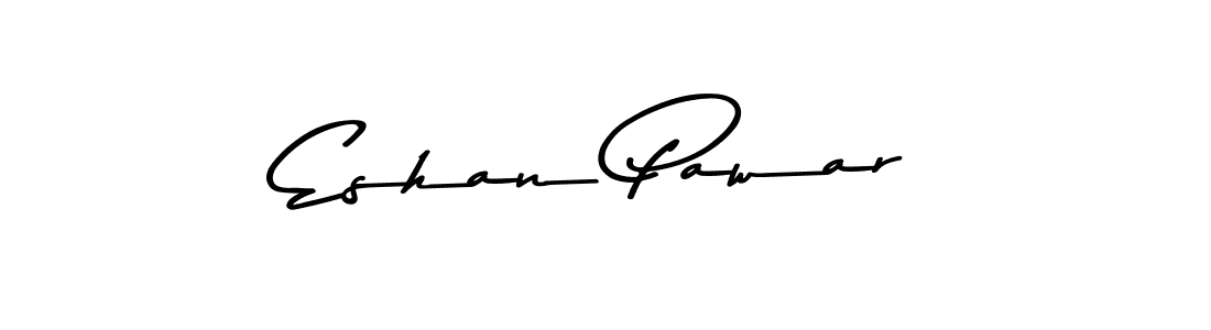 Create a beautiful signature design for name Eshan Pawar. With this signature (Asem Kandis PERSONAL USE) fonts, you can make a handwritten signature for free. Eshan Pawar signature style 9 images and pictures png