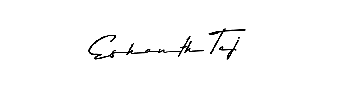 How to make Eshanth Tej signature? Asem Kandis PERSONAL USE is a professional autograph style. Create handwritten signature for Eshanth Tej name. Eshanth Tej signature style 9 images and pictures png