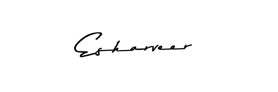 Esharveer stylish signature style. Best Handwritten Sign (Asem Kandis PERSONAL USE) for my name. Handwritten Signature Collection Ideas for my name Esharveer. Esharveer signature style 9 images and pictures png