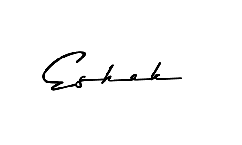 Make a beautiful signature design for name Eshek. With this signature (Asem Kandis PERSONAL USE) style, you can create a handwritten signature for free. Eshek signature style 9 images and pictures png