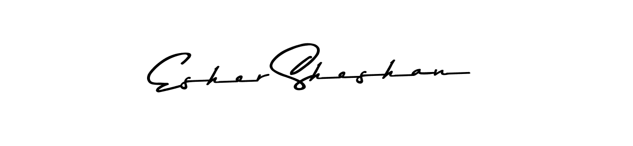 Here are the top 10 professional signature styles for the name Esher Sheshan. These are the best autograph styles you can use for your name. Esher Sheshan signature style 9 images and pictures png