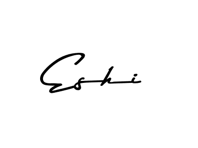 Design your own signature with our free online signature maker. With this signature software, you can create a handwritten (Asem Kandis PERSONAL USE) signature for name Eshi. Eshi signature style 9 images and pictures png