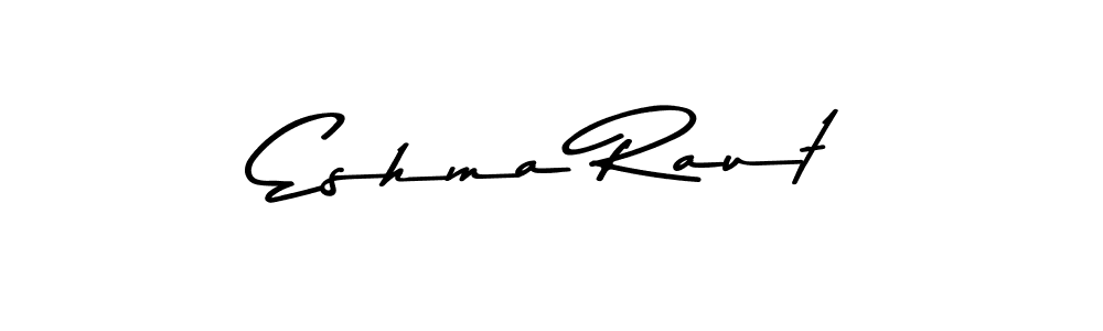 See photos of Eshma Raut official signature by Spectra . Check more albums & portfolios. Read reviews & check more about Asem Kandis PERSONAL USE font. Eshma Raut signature style 9 images and pictures png