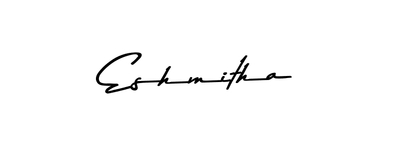 The best way (Asem Kandis PERSONAL USE) to make a short signature is to pick only two or three words in your name. The name Eshmitha include a total of six letters. For converting this name. Eshmitha signature style 9 images and pictures png