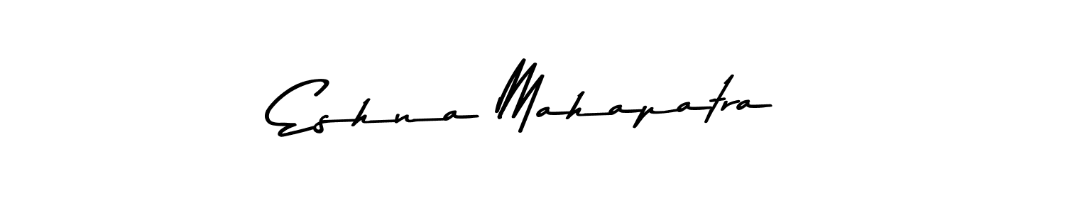 The best way (Asem Kandis PERSONAL USE) to make a short signature is to pick only two or three words in your name. The name Eshna Mahapatra include a total of six letters. For converting this name. Eshna Mahapatra signature style 9 images and pictures png