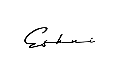 Eshni stylish signature style. Best Handwritten Sign (Asem Kandis PERSONAL USE) for my name. Handwritten Signature Collection Ideas for my name Eshni. Eshni signature style 9 images and pictures png