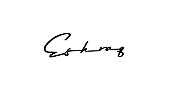Create a beautiful signature design for name Eshraq. With this signature (Asem Kandis PERSONAL USE) fonts, you can make a handwritten signature for free. Eshraq signature style 9 images and pictures png