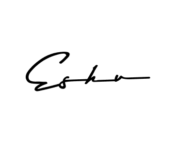 Use a signature maker to create a handwritten signature online. With this signature software, you can design (Asem Kandis PERSONAL USE) your own signature for name Eshu. Eshu signature style 9 images and pictures png