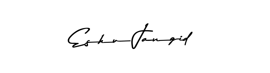 You can use this online signature creator to create a handwritten signature for the name Eshu Jangid. This is the best online autograph maker. Eshu Jangid signature style 9 images and pictures png