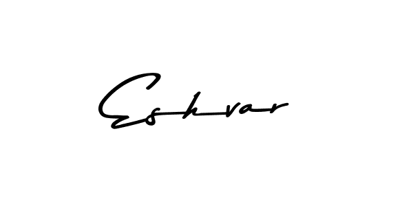 Use a signature maker to create a handwritten signature online. With this signature software, you can design (Asem Kandis PERSONAL USE) your own signature for name Eshvar. Eshvar signature style 9 images and pictures png