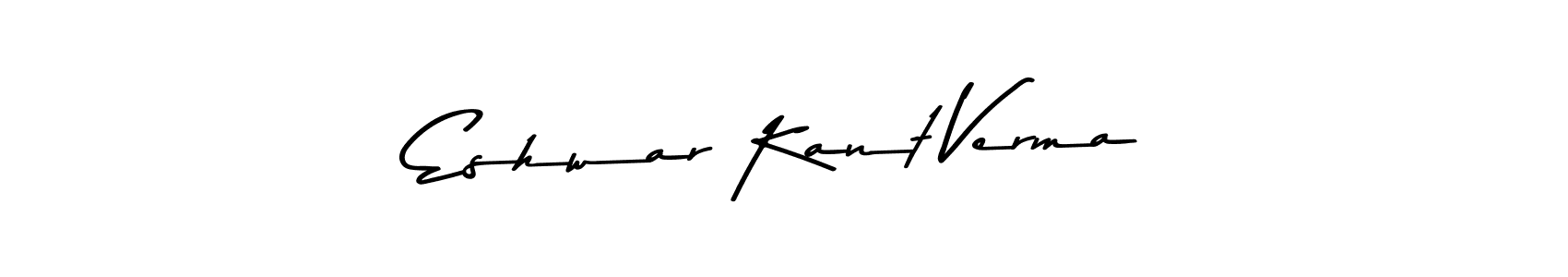 This is the best signature style for the Eshwar Kant Verma name. Also you like these signature font (Asem Kandis PERSONAL USE). Mix name signature. Eshwar Kant Verma signature style 9 images and pictures png