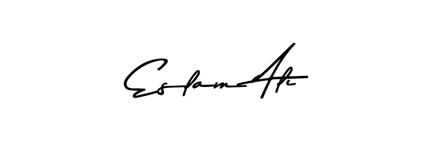 How to make Eslam Ali signature? Asem Kandis PERSONAL USE is a professional autograph style. Create handwritten signature for Eslam Ali name. Eslam Ali signature style 9 images and pictures png