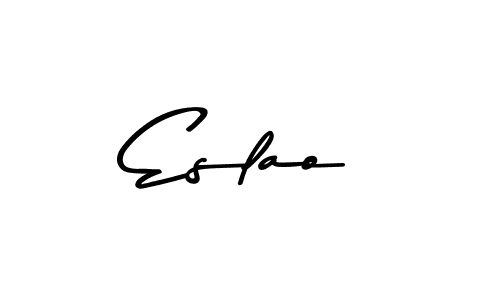 Make a beautiful signature design for name Eslao. Use this online signature maker to create a handwritten signature for free. Eslao signature style 9 images and pictures png